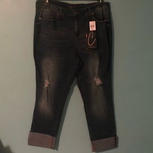 Copper flash jeans , size 18 W